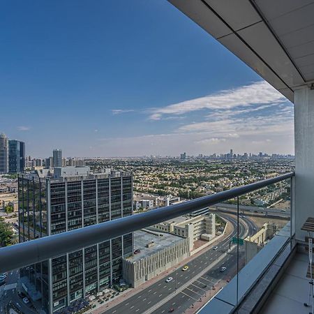 Higuests - Modern Studio With Incredible City Skyline View Dubai Exteriör bild