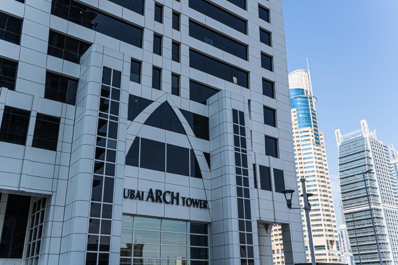 Higuests - Modern Studio With Incredible City Skyline View Dubai Exteriör bild