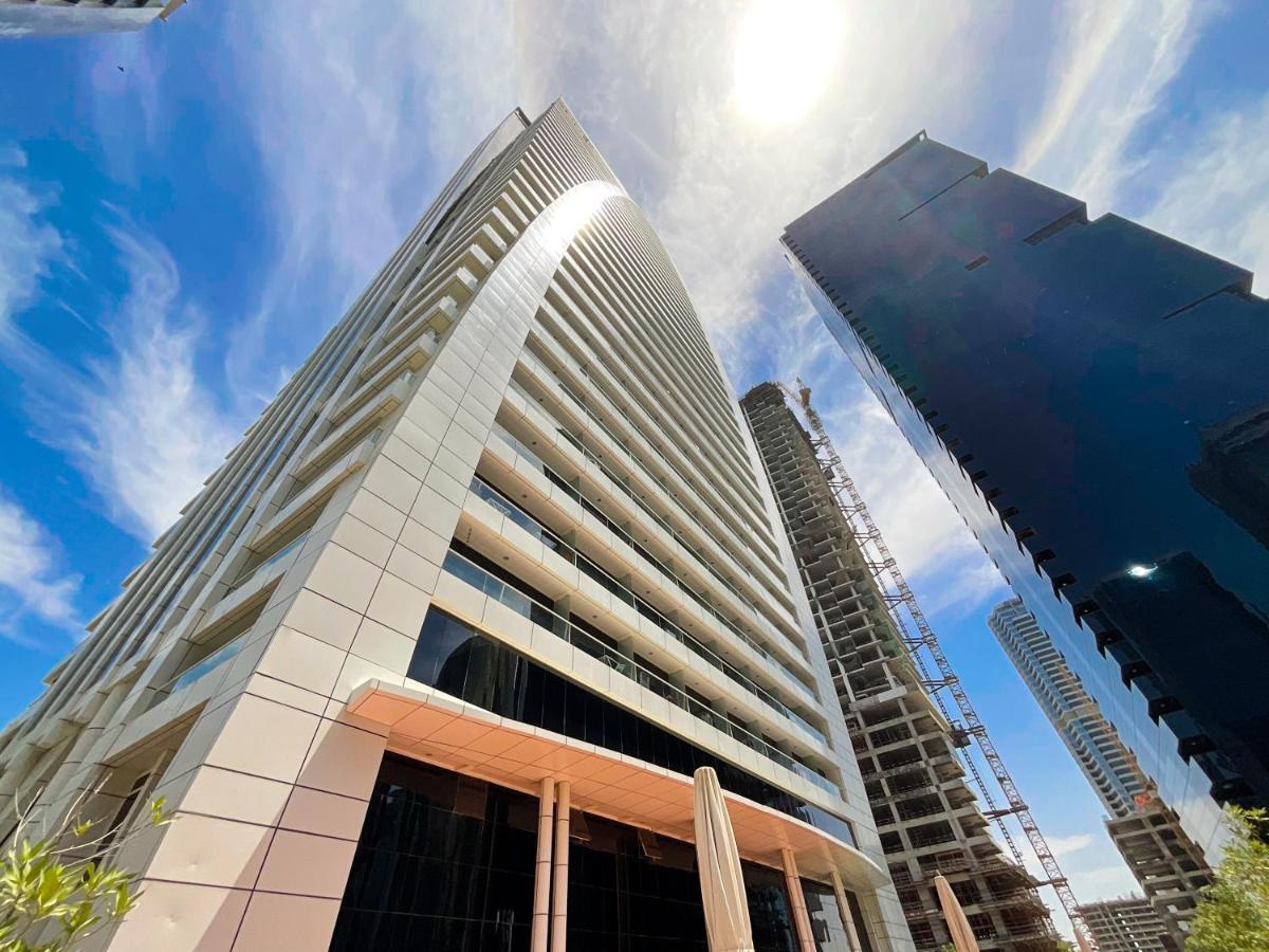 Higuests - Modern Studio With Incredible City Skyline View Dubai Exteriör bild